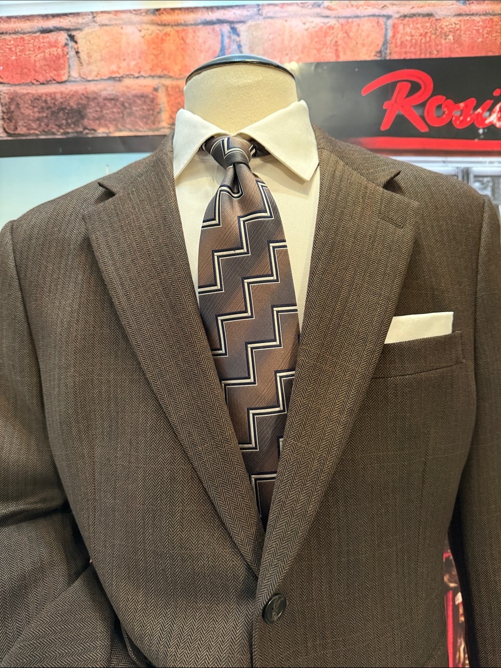 Izod Herringbone Blazer